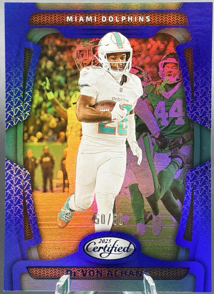 De'Von Achane [Blue Mirror] #63