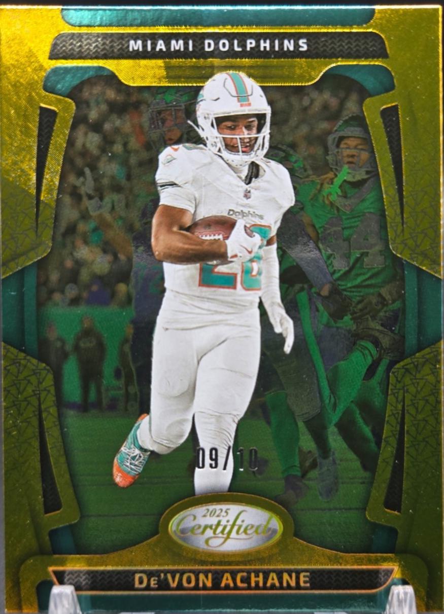 De'Von Achane [Gold Mirror] #63