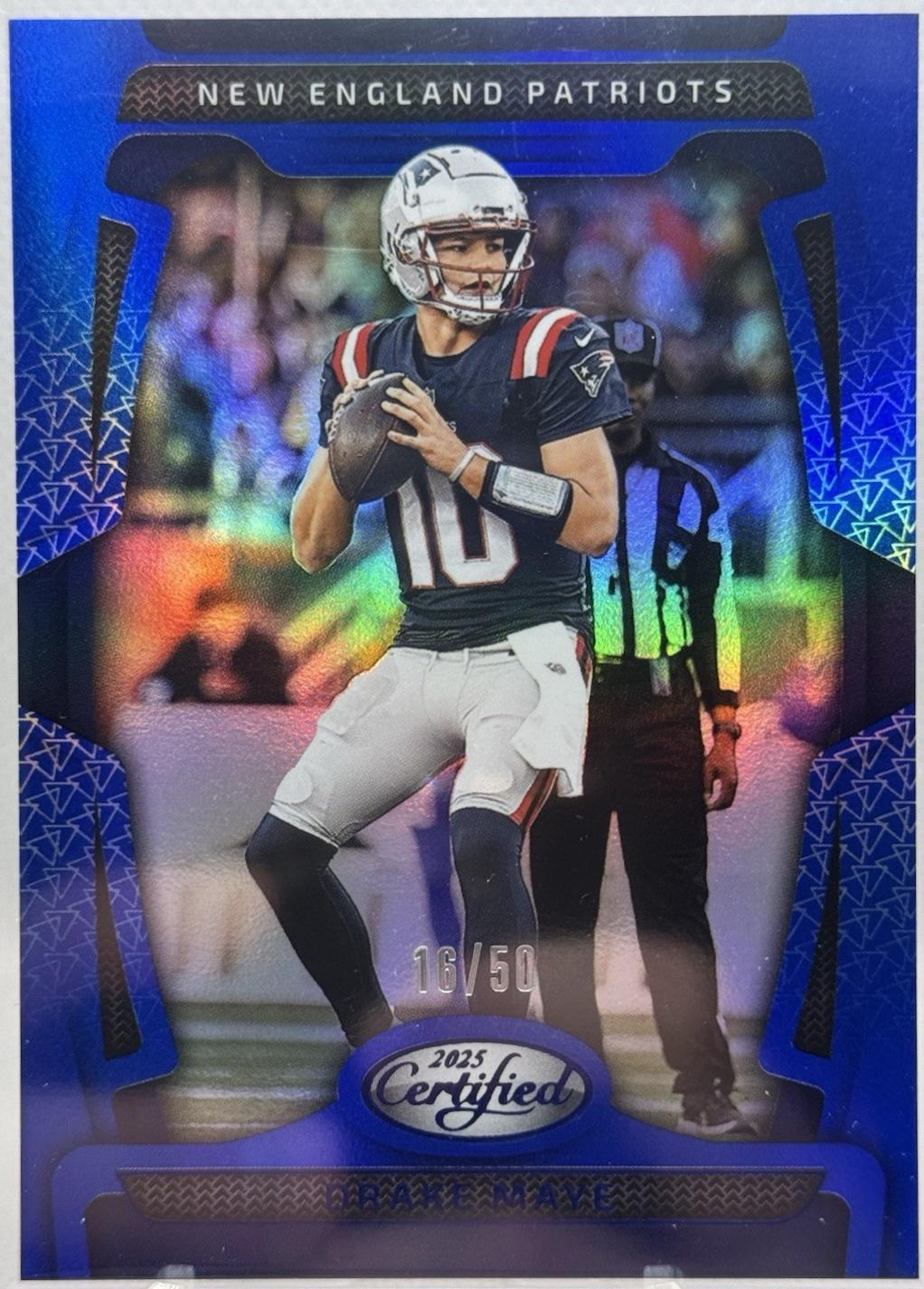 Drake Maye [Blue Mirror] #67