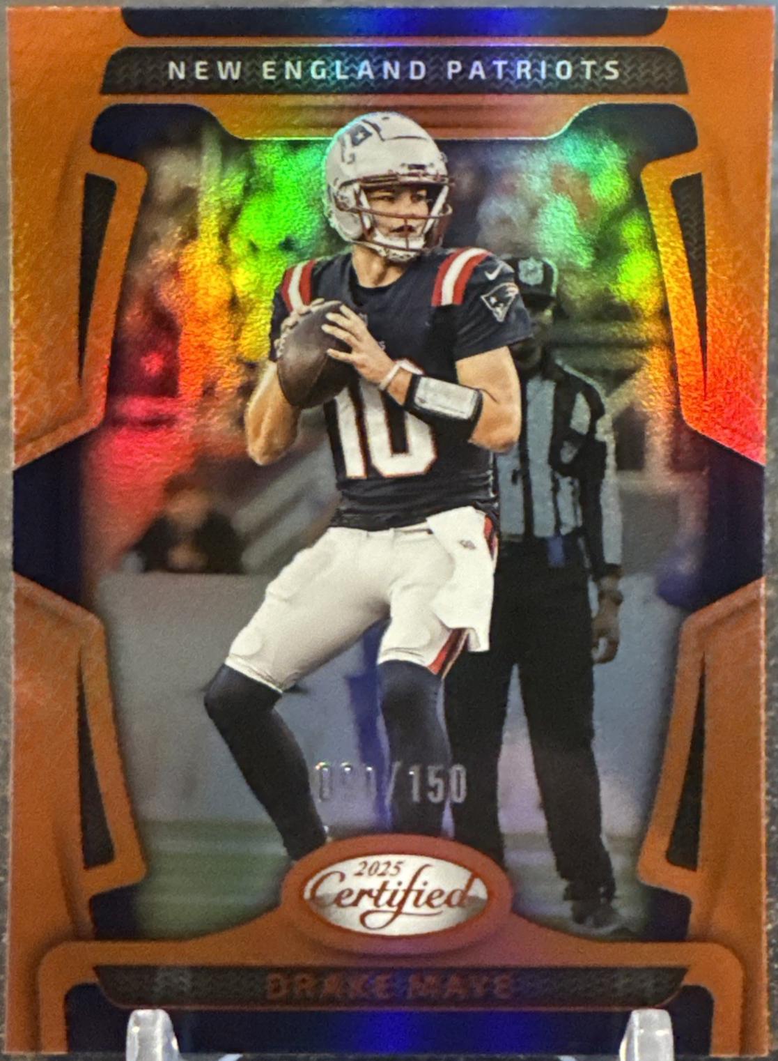 Drake Maye [Orange Mirror] #67