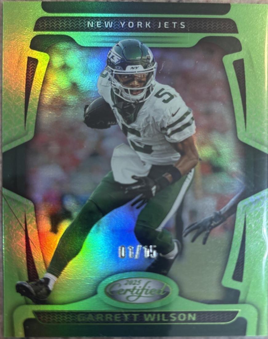 Garrett Wilson [Lime Green Mirror] #76
