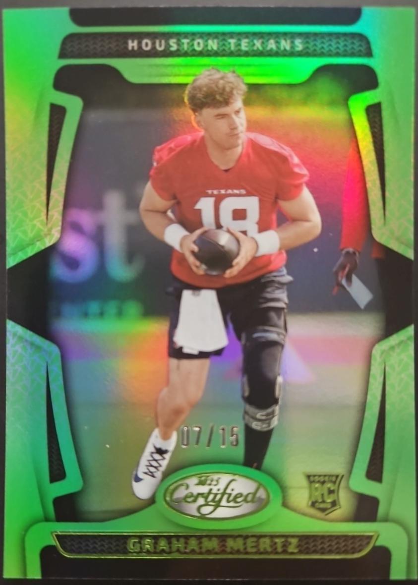 Graham Mertz [Lime Green Mirror] #108