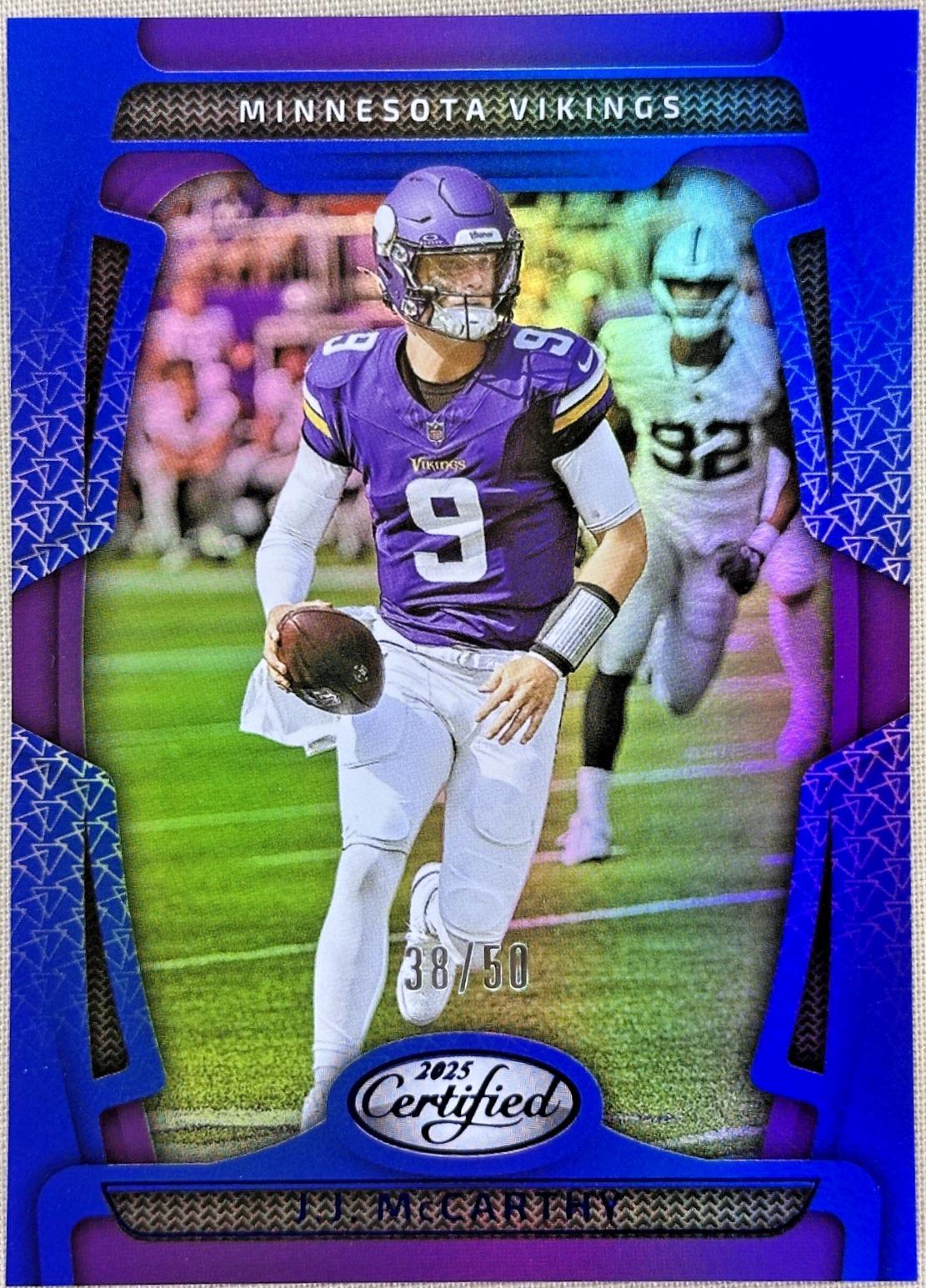 J.J. McCarthy [Blue Mirror] #66