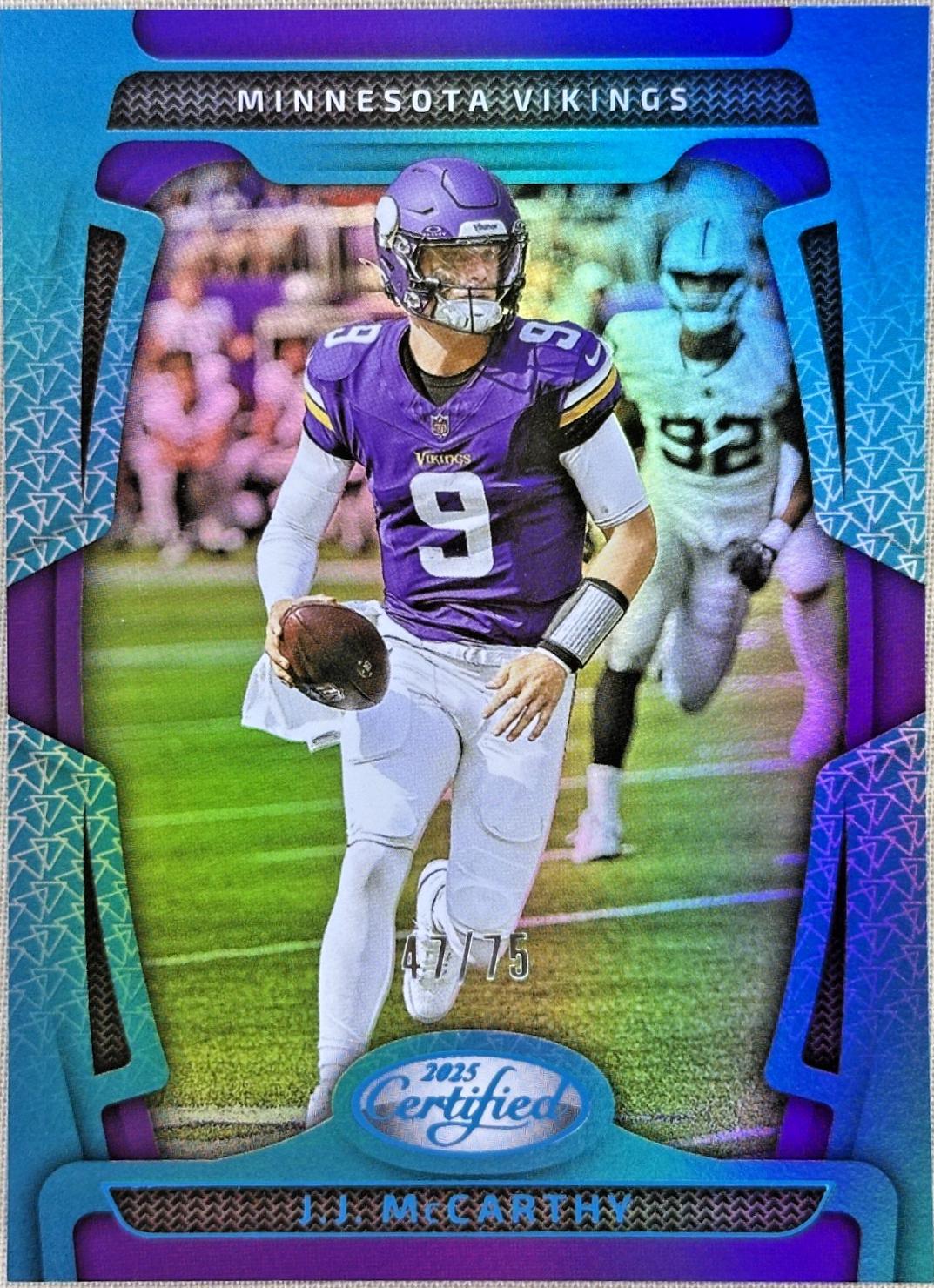 J.J. McCarthy [Teal Mirror] #66
