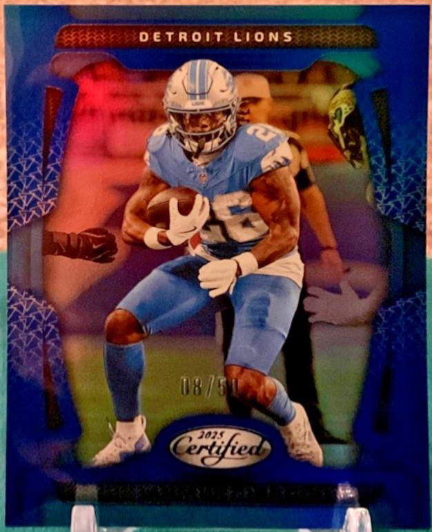 Jahmyr Gibbs [Blue Mirror] #34
