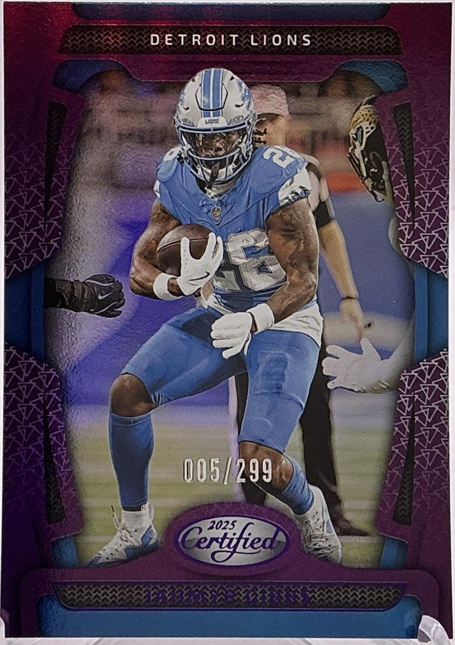 Jahmyr Gibbs [Purple Mirror] #34