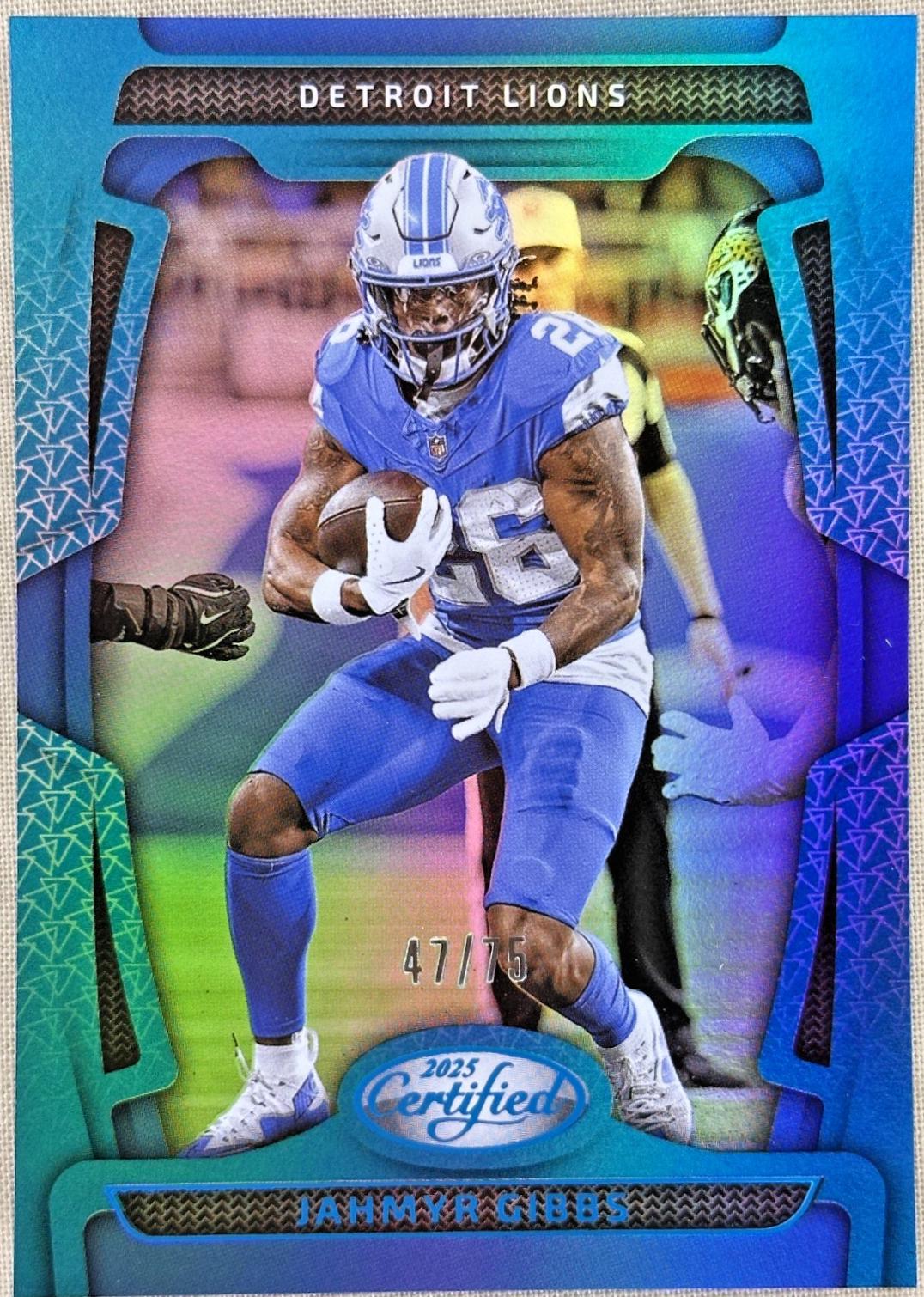 Jahmyr Gibbs [Teal Mirror] #34