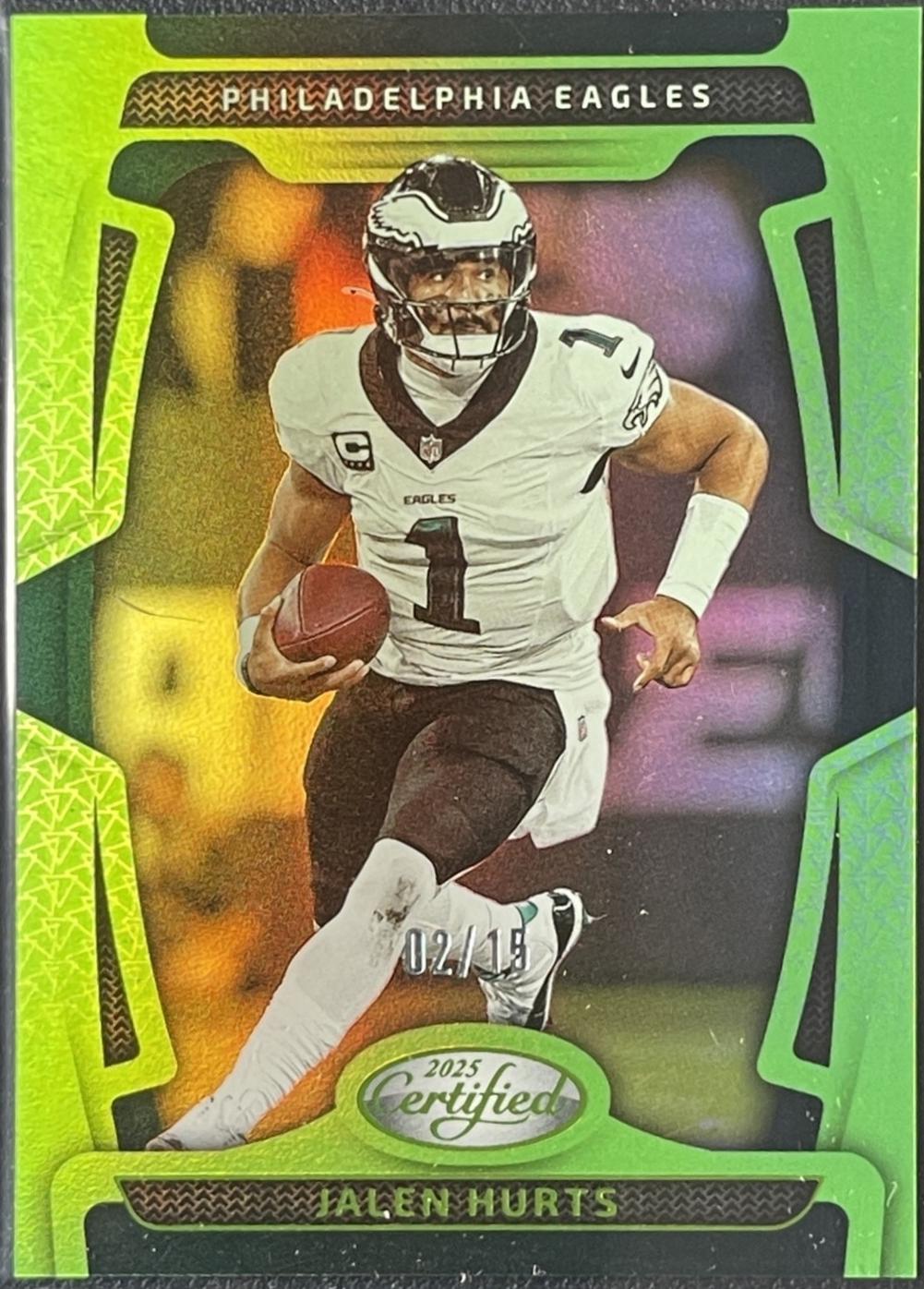 Jalen Hurts [Lime Green Mirror] #79