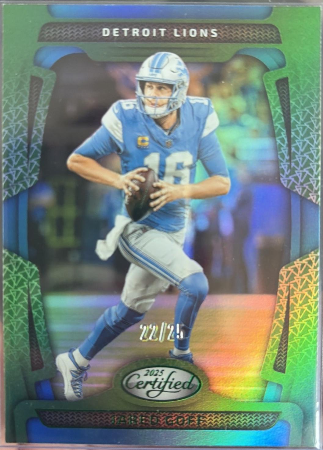 Jared Goff [Green Mirror] #35