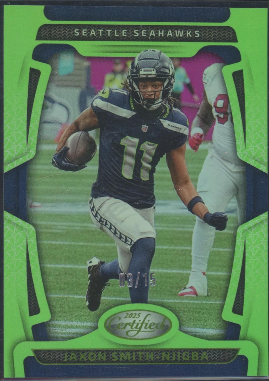 Jaxon Smith-Njigba [Lime Green Mirror] #91