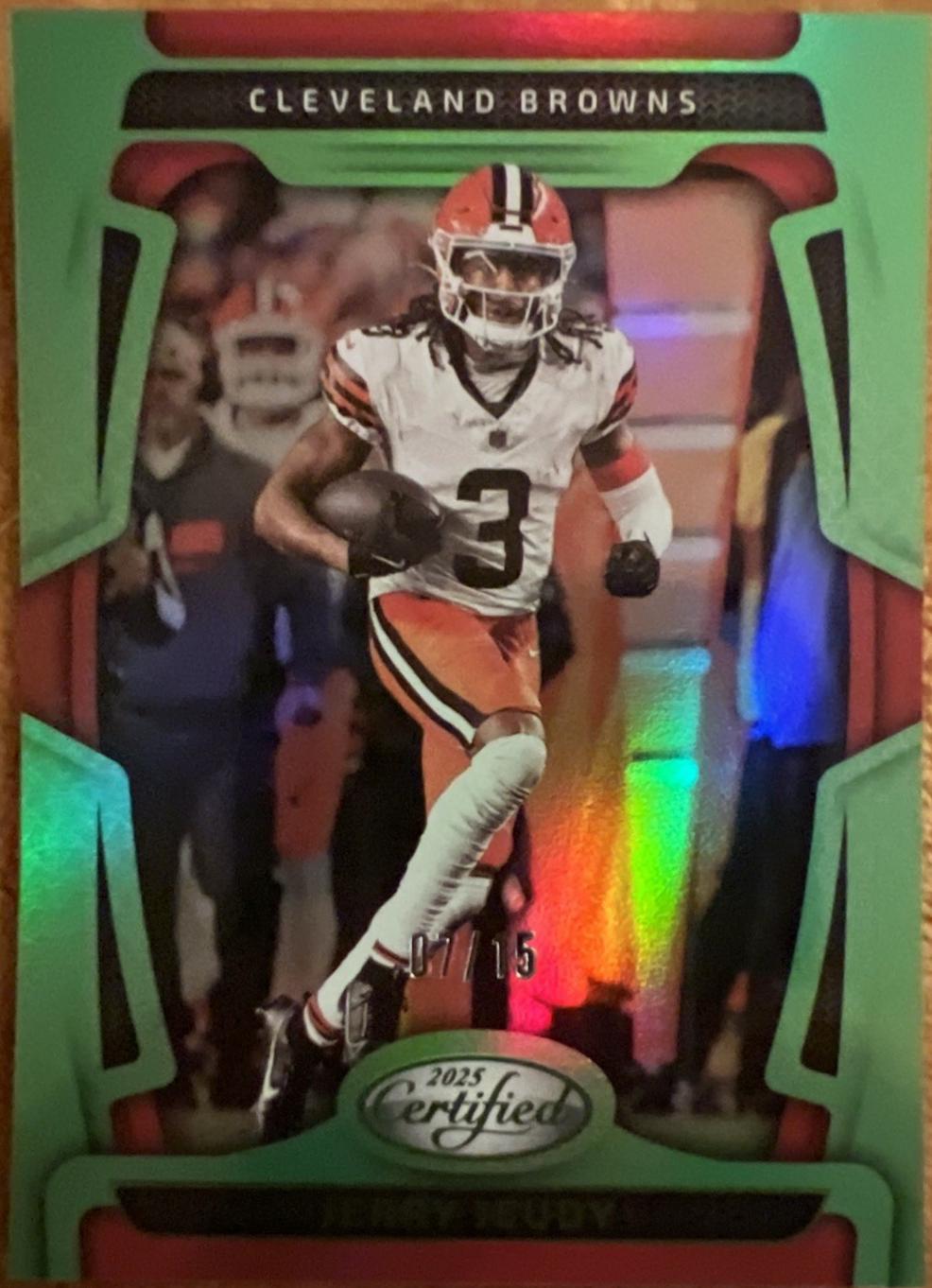 Jerry Jeudy [Lime Green Mirror] #24