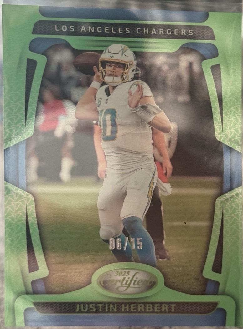 Justin Herbert [Lime Green Mirror] #55