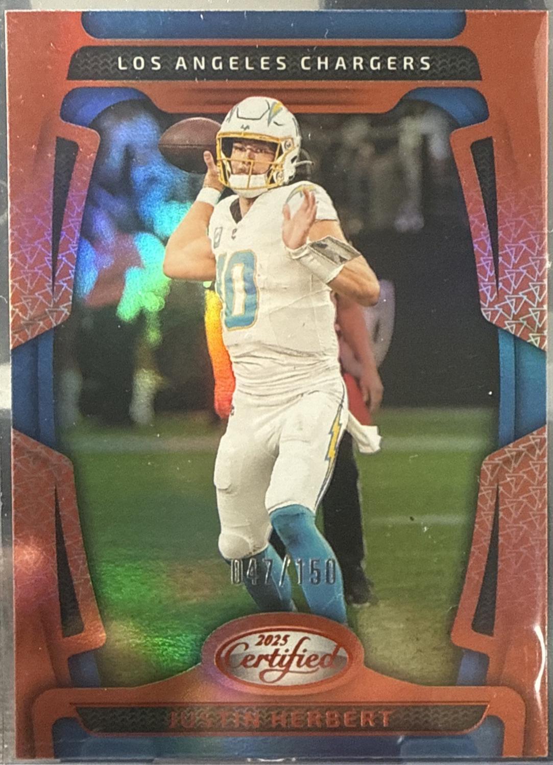 Justin Herbert [Orange Mirror] #55