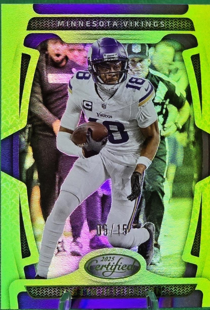 Justin Jefferson [Lime Green Mirror] #64