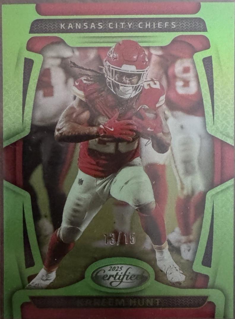 Kareem Hunt [Lime Green Mirror] #50