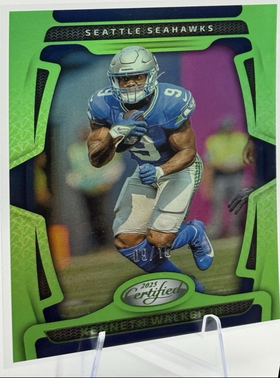 Kenneth Walker III [Lime Green Mirror] #89