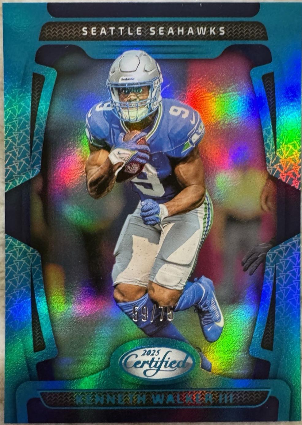 Kenneth Walker III [Teal Mirror] #89