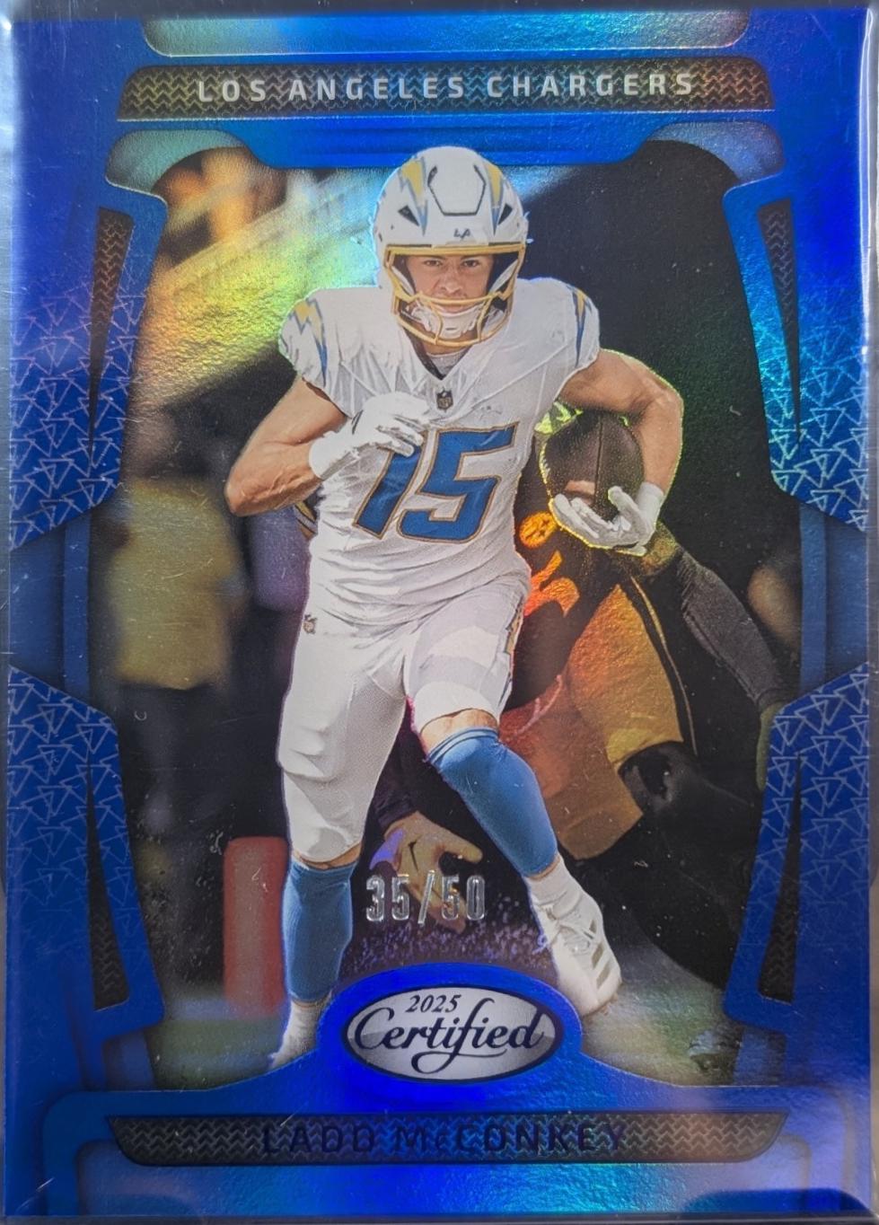Ladd McConkey [Blue Mirror] #56
