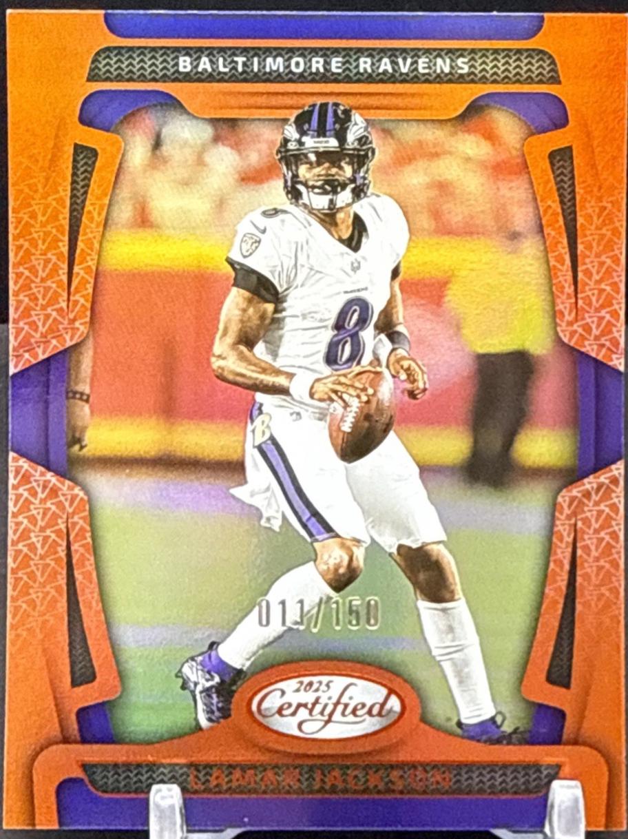 Lamar Jackson [Orange Mirror] #7