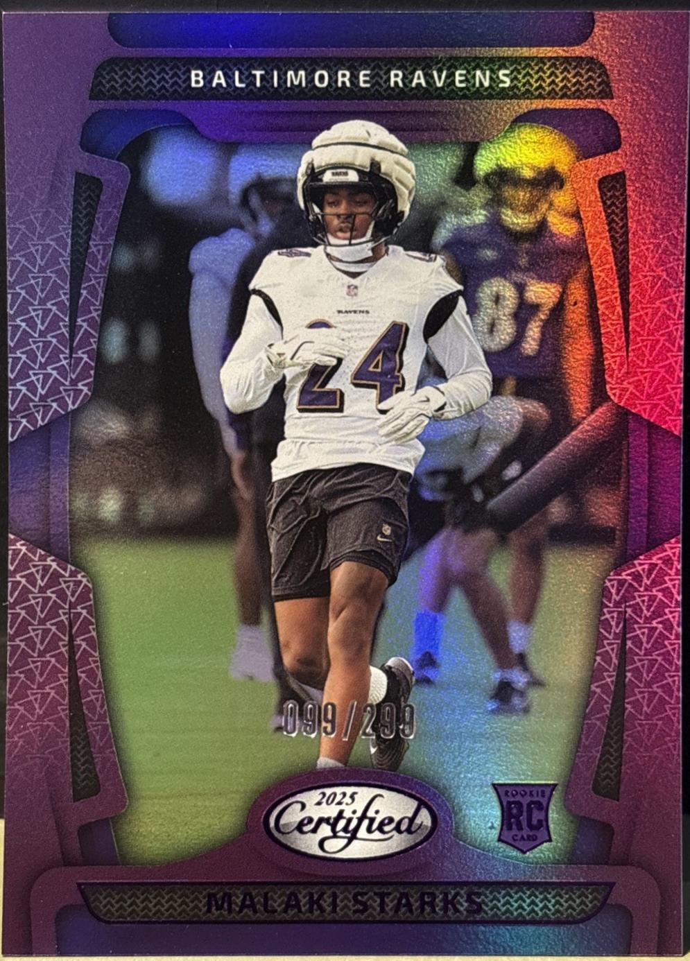 Malaki Starks [Purple Mirror] #103