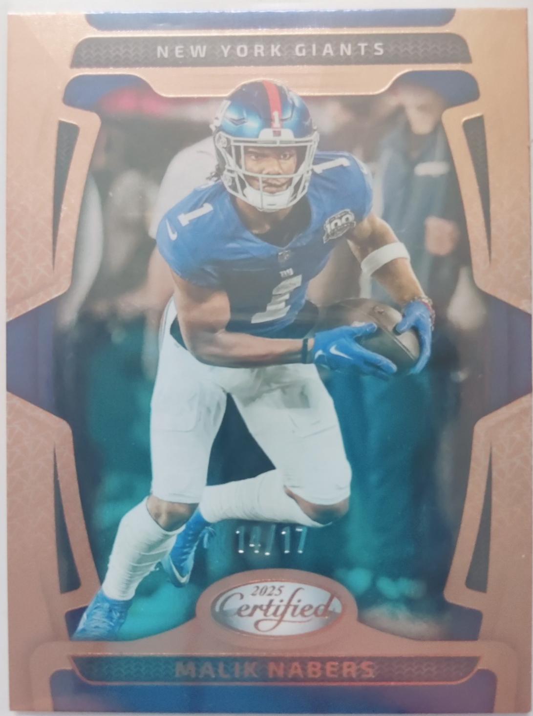 Malik Nabers [Bronze Mirror] #73