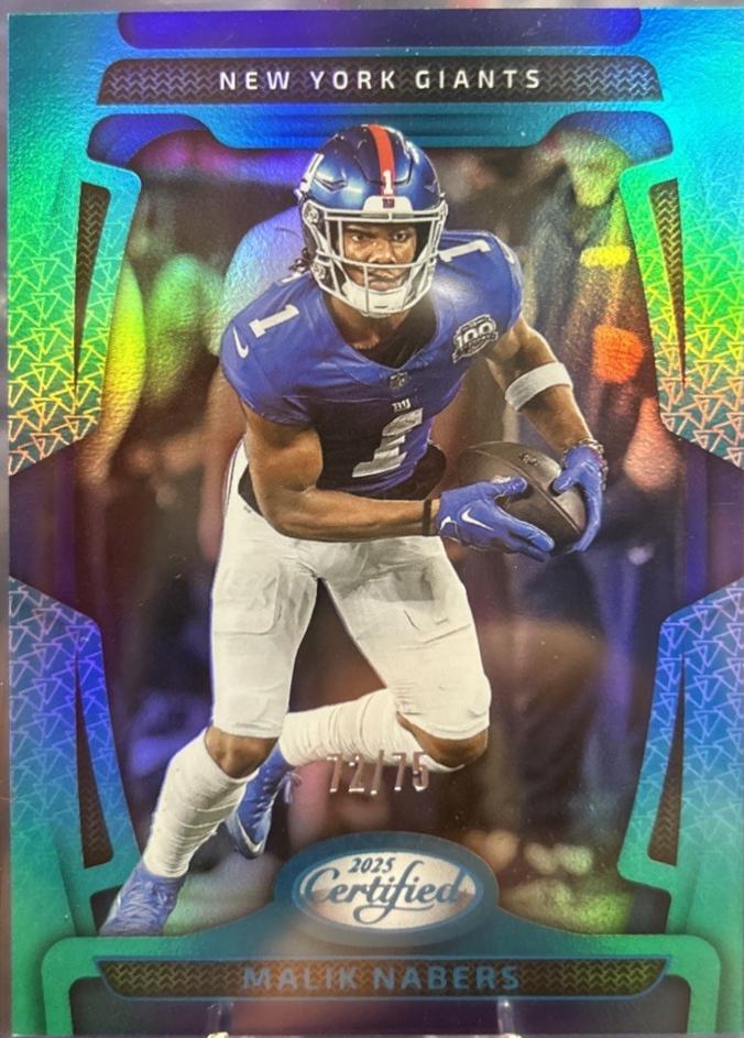 Malik Nabers [Teal Mirror] #73
