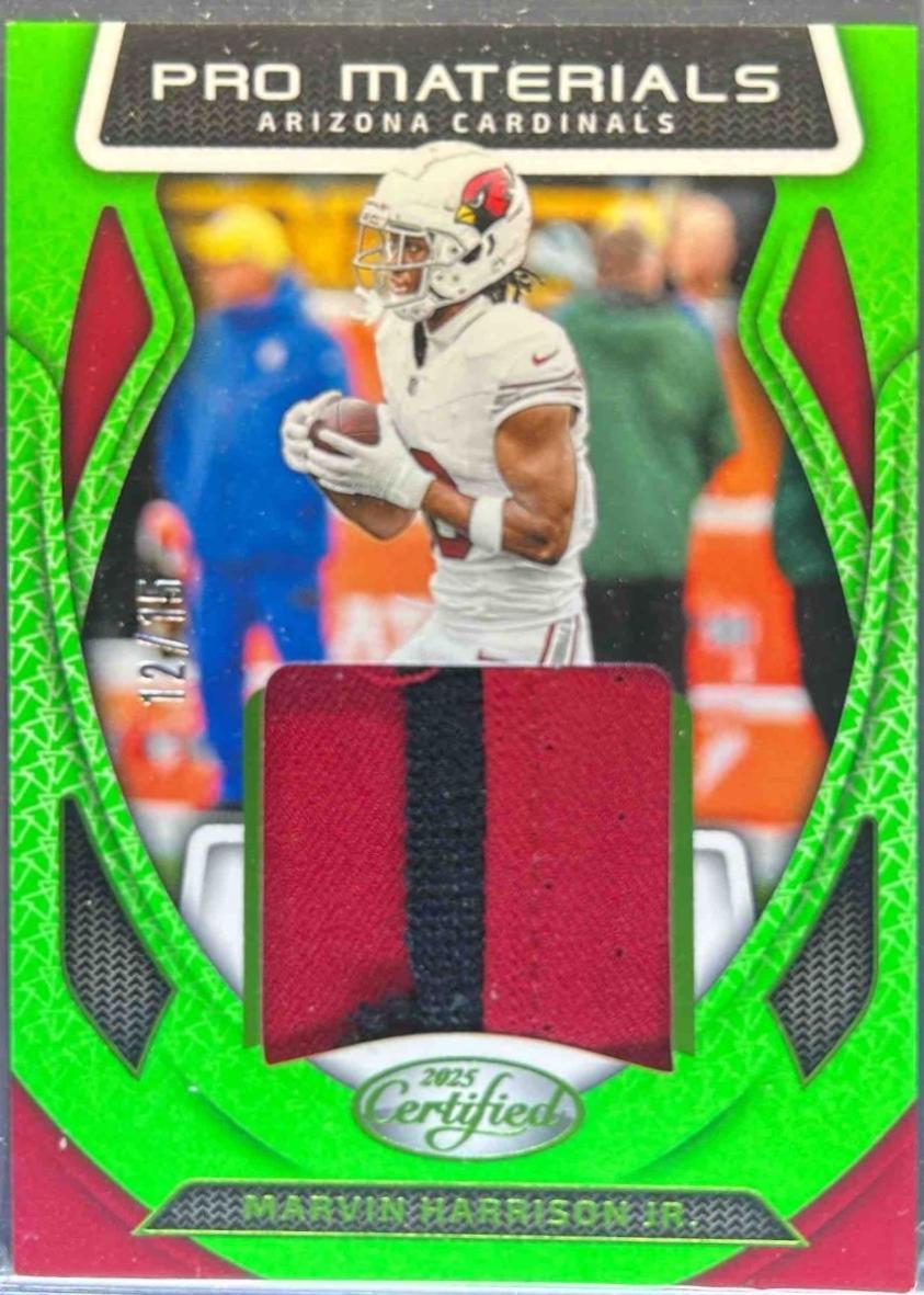 Marvin Harrison Jr. [Lime Green Mirror] #1