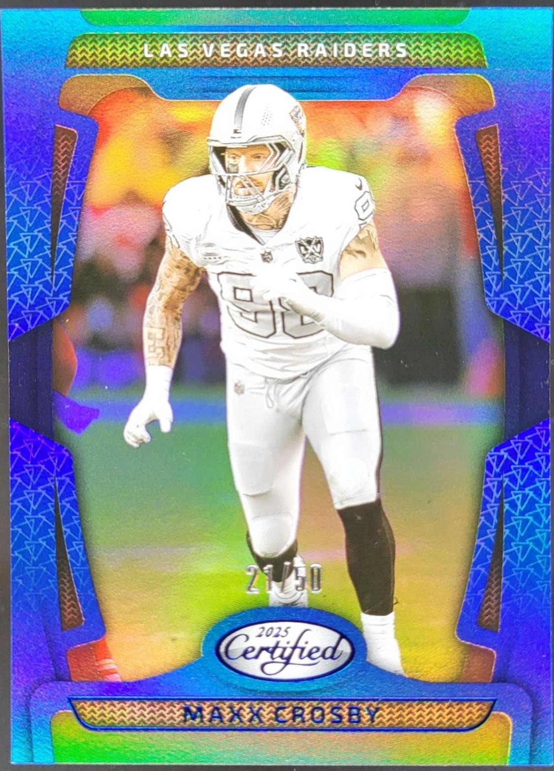 Maxx Crosby [Blue Mirror] #54