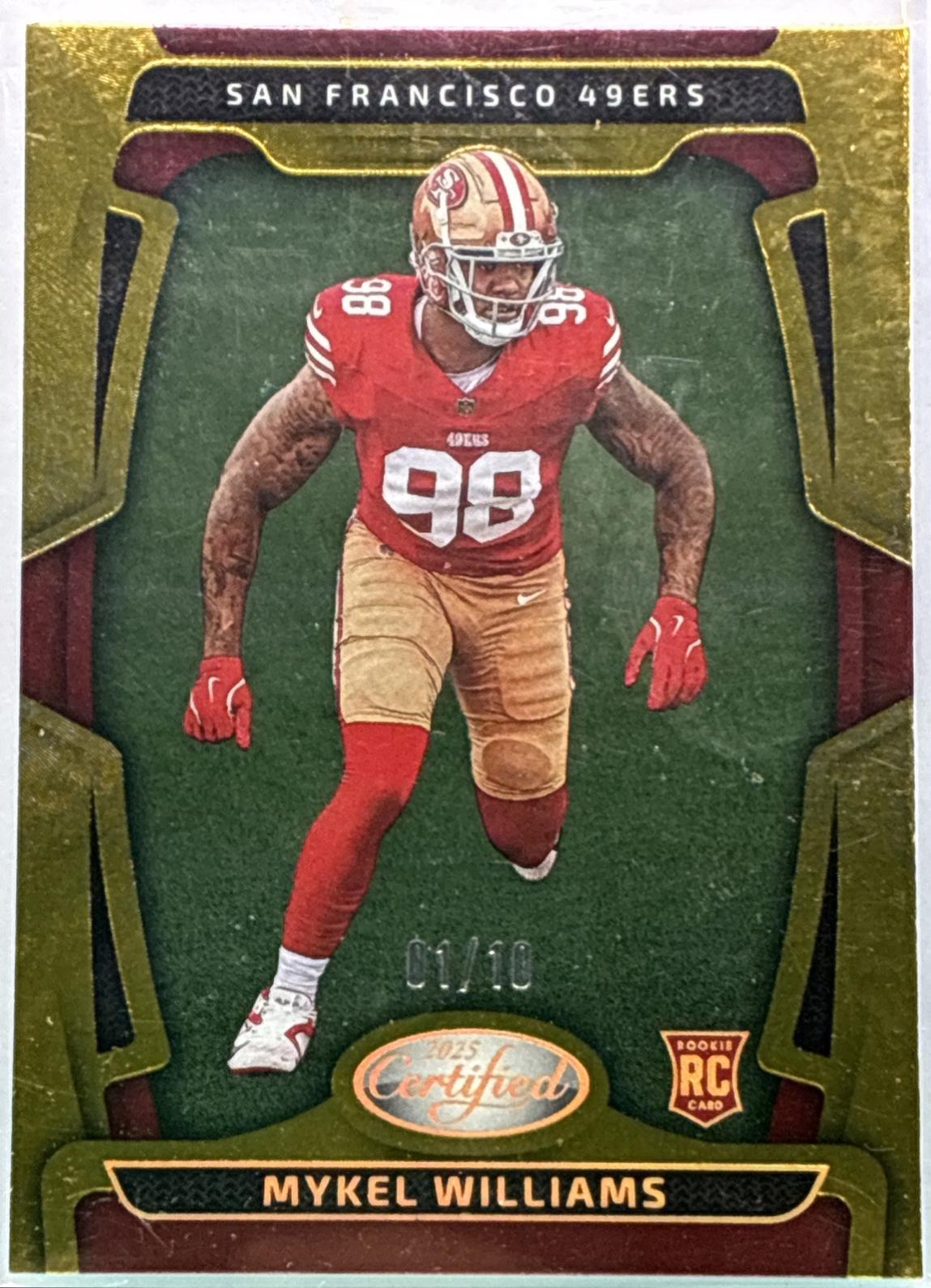 Mykel Williams [Gold Mirror] #106
