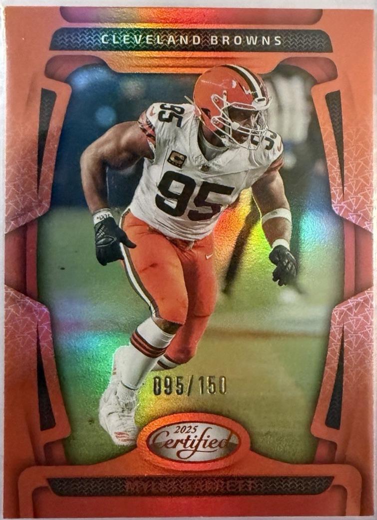 Myles Garrett [Orange Mirror] #23