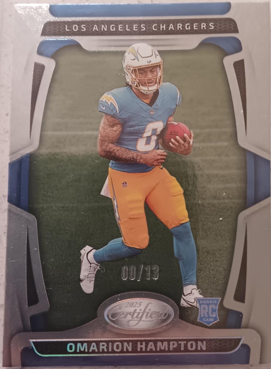 Omarion Hampton [Silver Mirror] #118