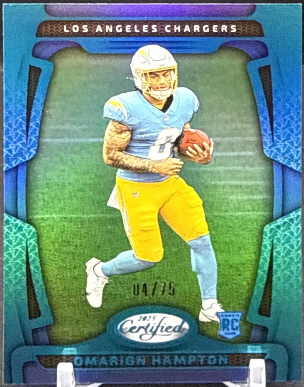 Omarion Hampton [Teal Mirror] #118