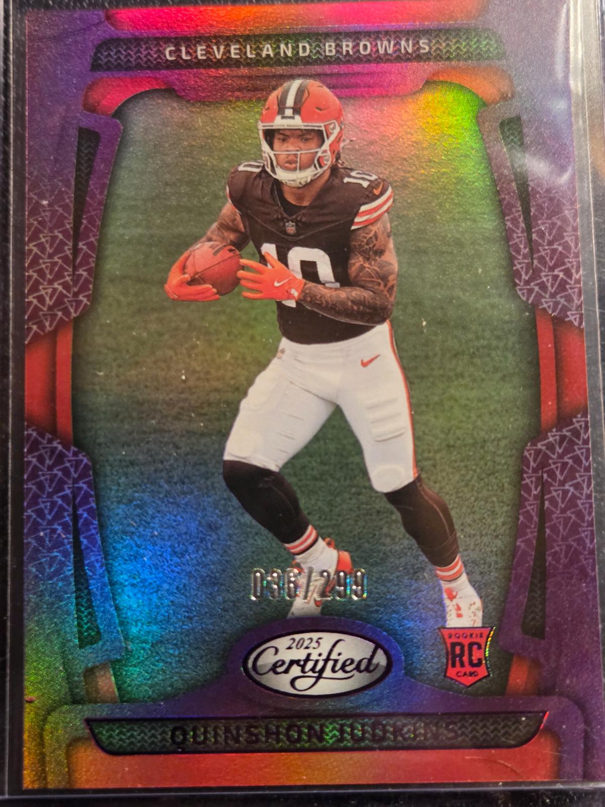 Quinshon Judkins [Purple Mirror] #121