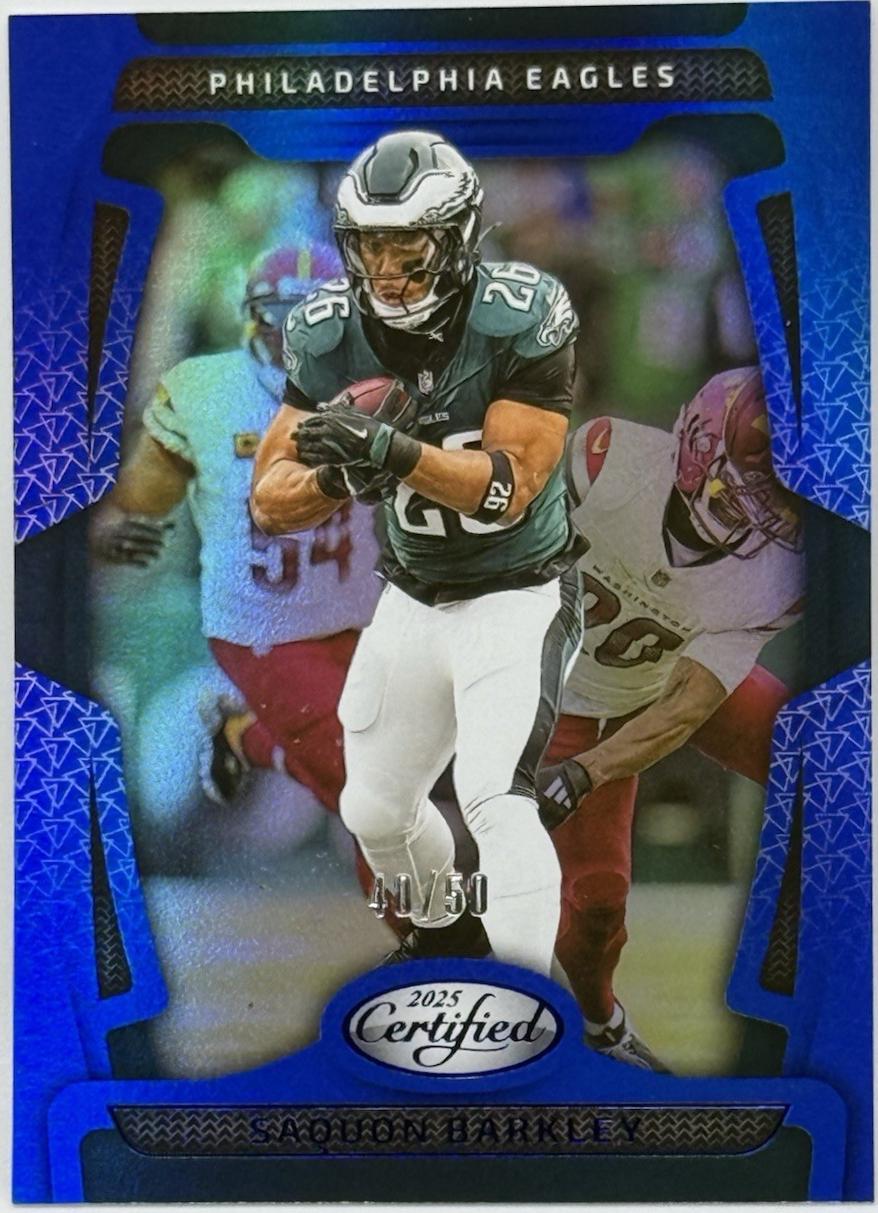 Saquon Barkley [Blue Mirror] #80