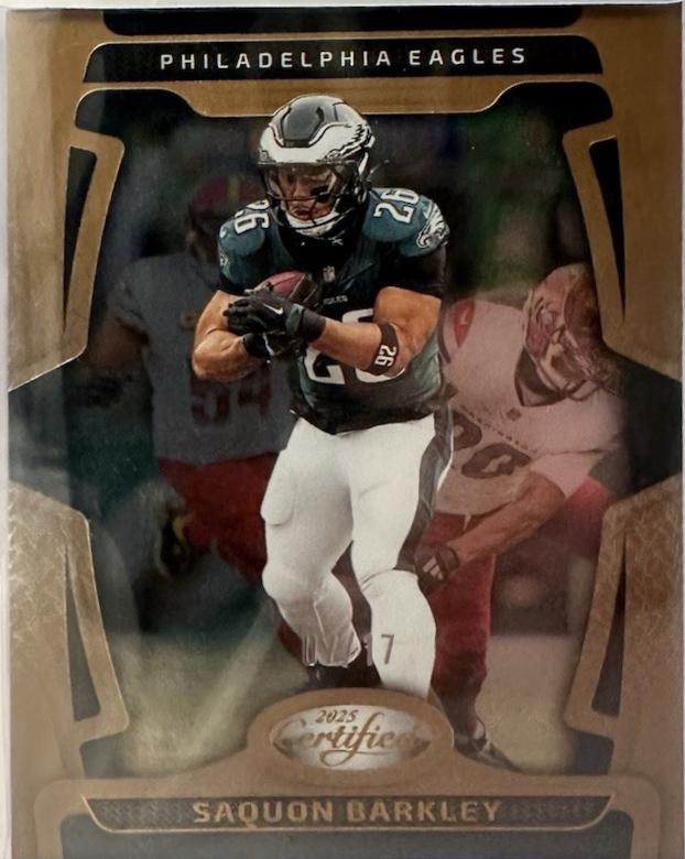 Saquon Barkley [Bronze Mirror] #80