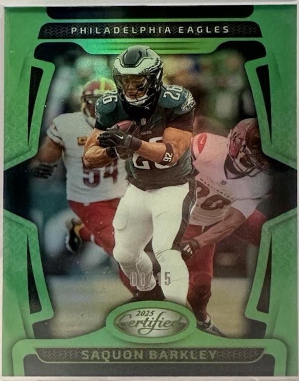 Saquon Barkley [Lime Green Mirror] #80