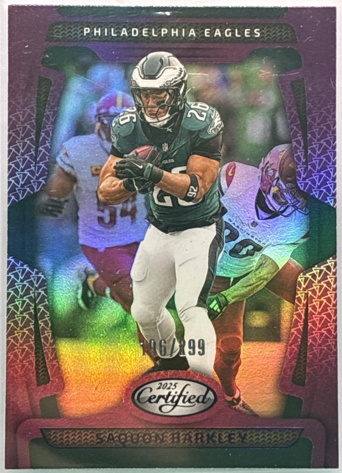Saquon Barkley [Purple Mirror] #80