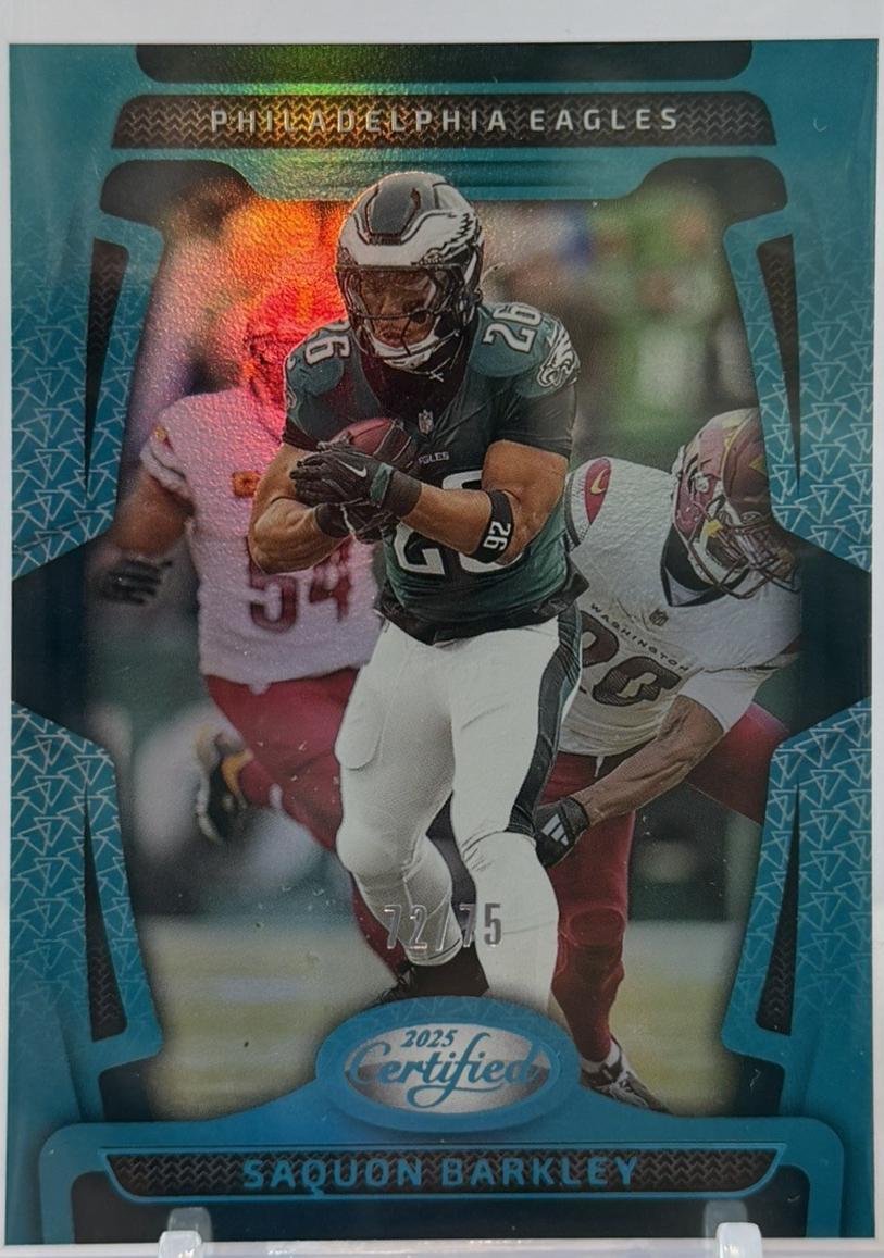 Saquon Barkley [Teal Mirror] #80