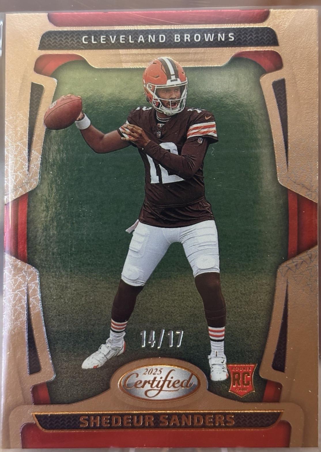 Shedeur Sanders [Bronze Mirror] #101