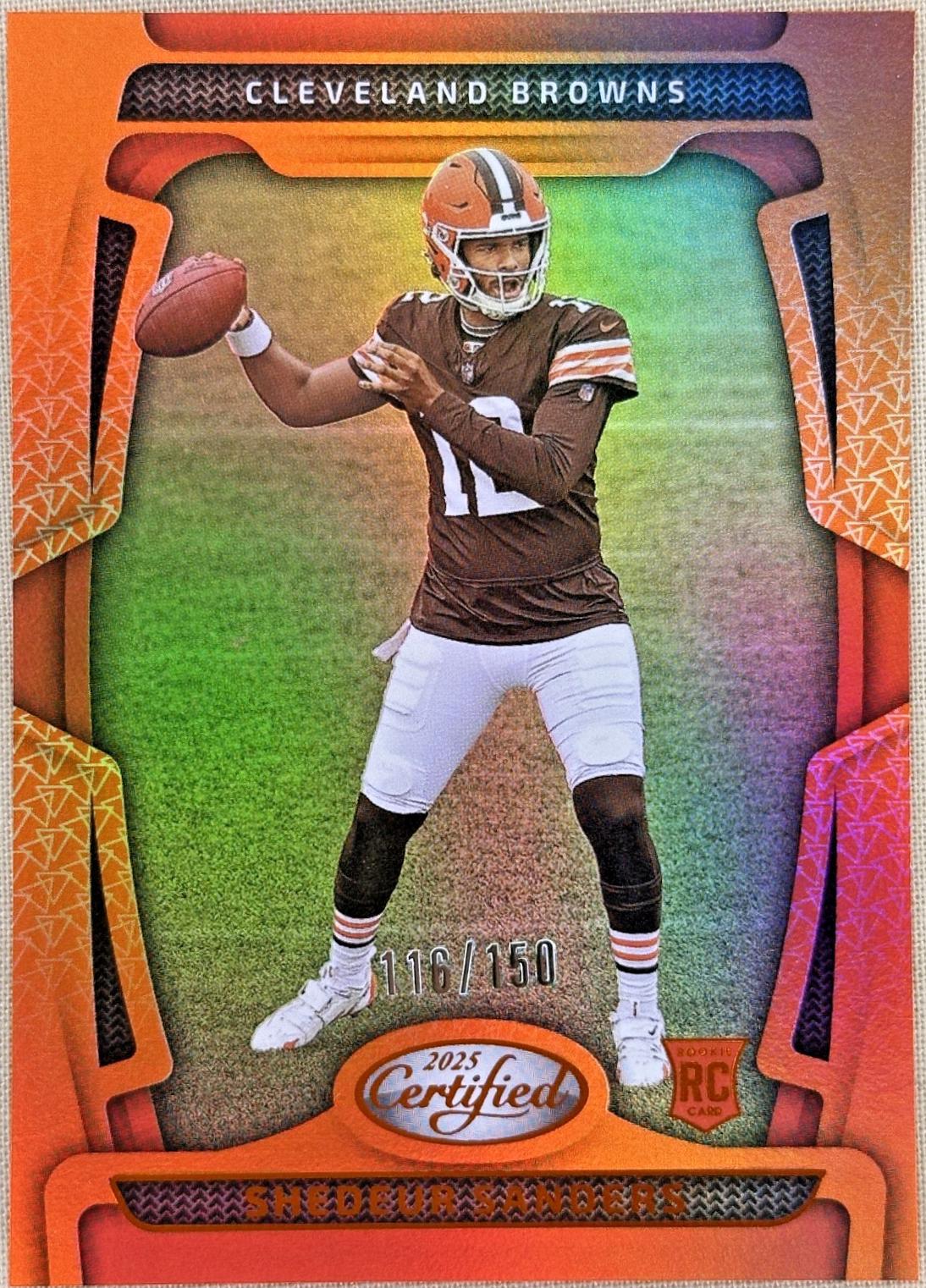 Shedeur Sanders [Orange Mirror] #101