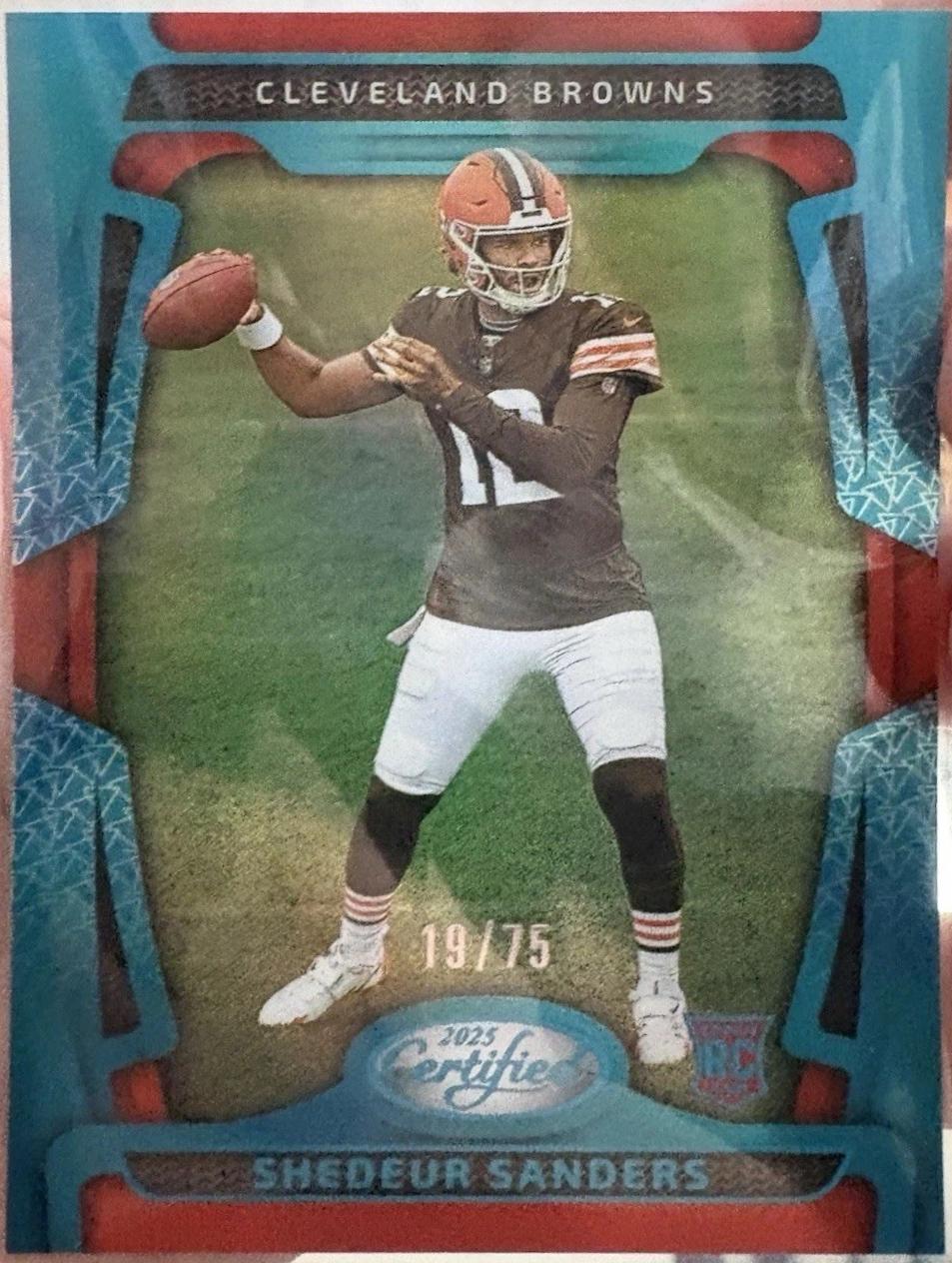 Shedeur Sanders [Teal Mirror] #101