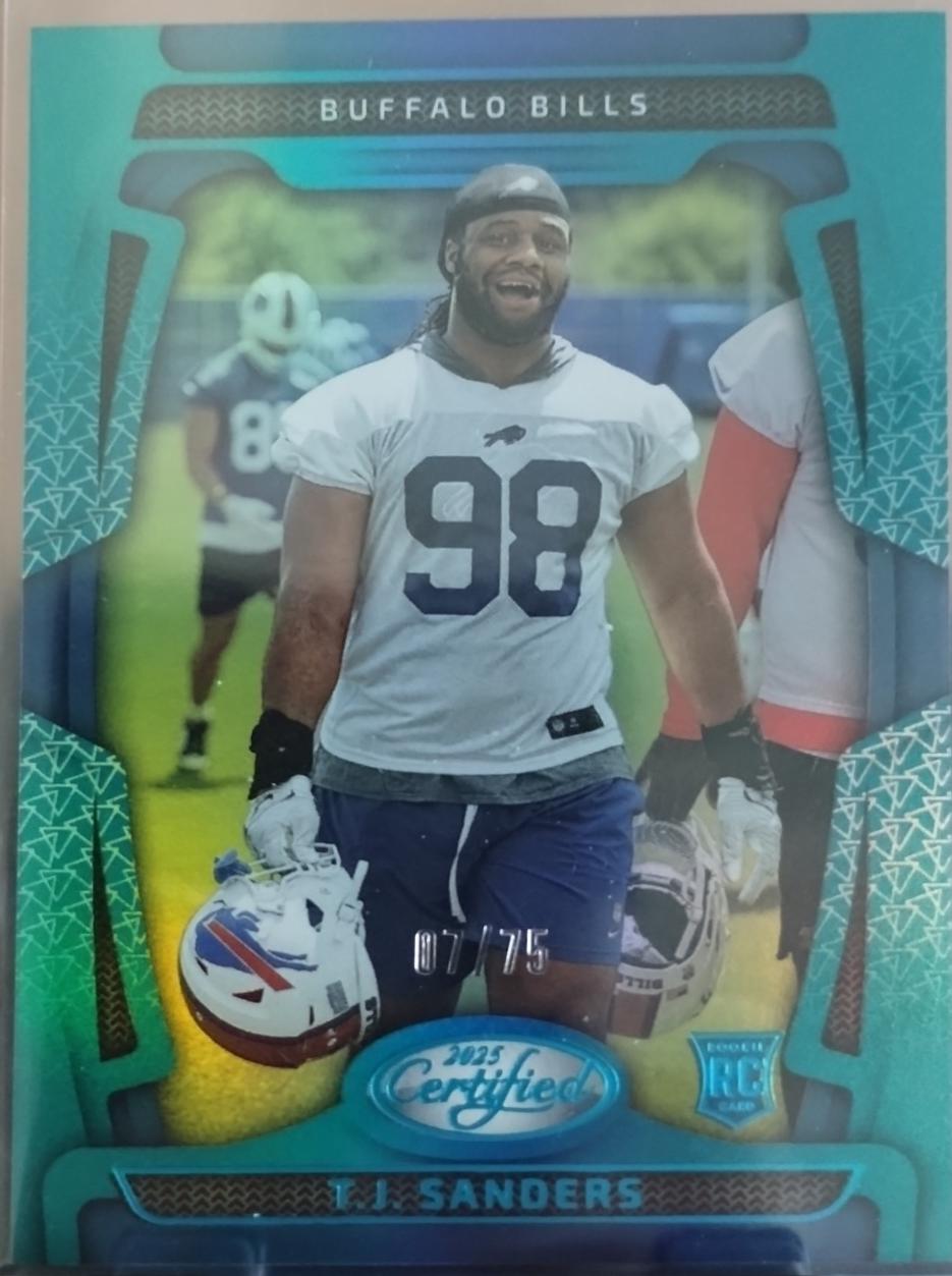 T.J. Sanders [Teal Mirror] #195