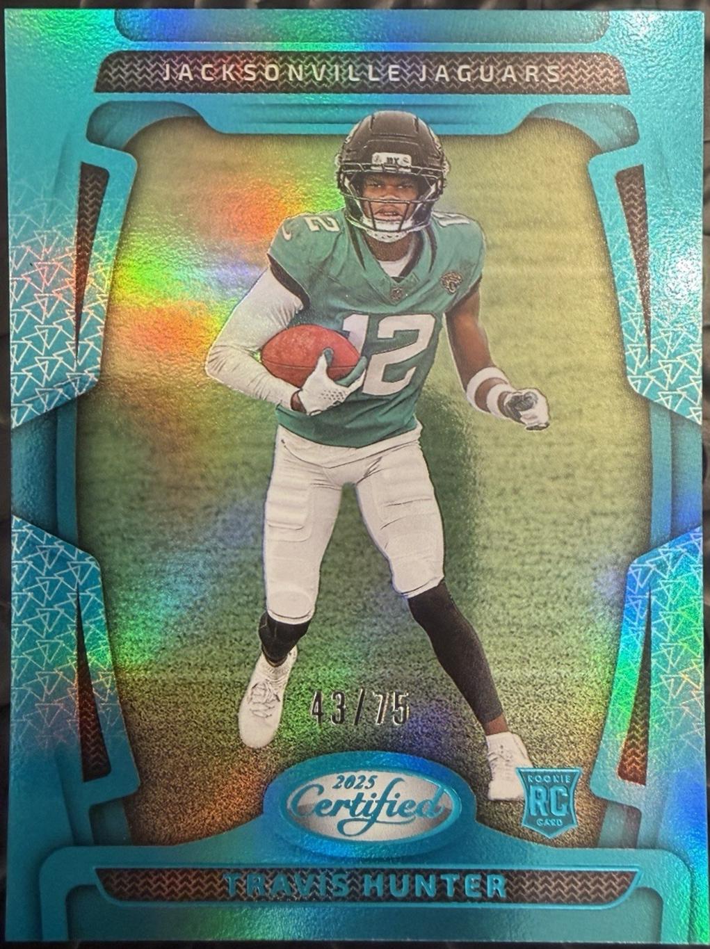 Travis Hunter [Teal Mirror] #107