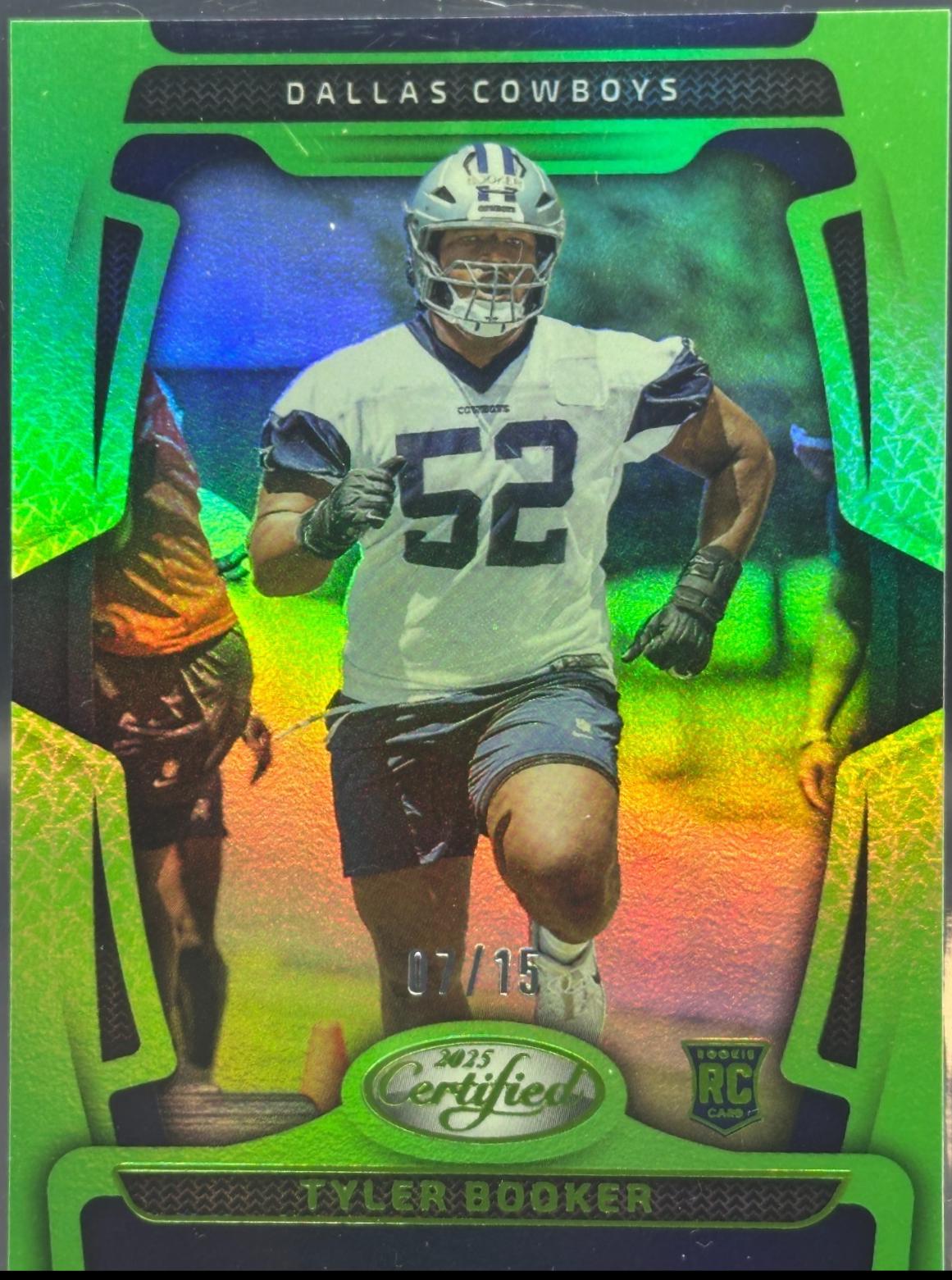 Tyler Booker [Lime Green Mirror] #169