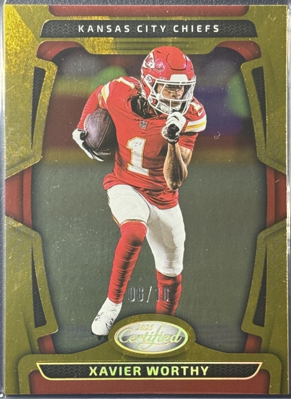 Xavier Worthy [Gold Mirror] #49