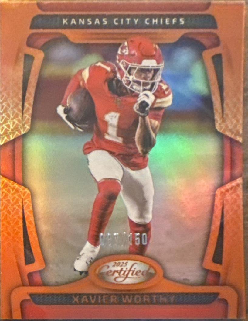 Xavier Worthy [Orange Mirror] #49