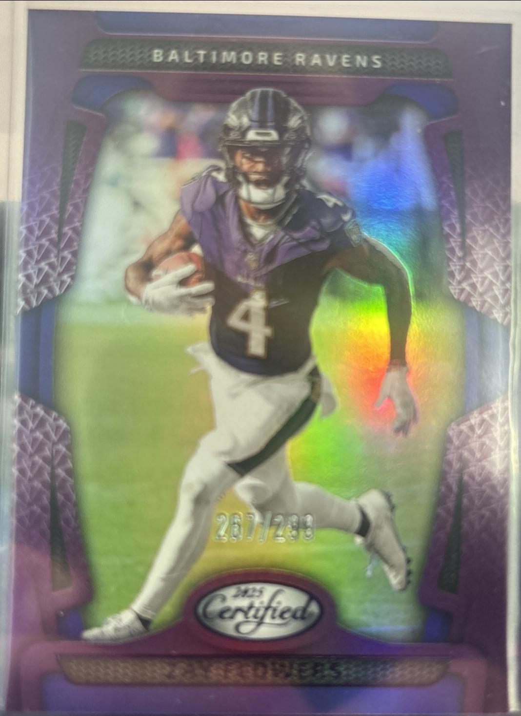 Zay Flowers [Purple Mirror] #8