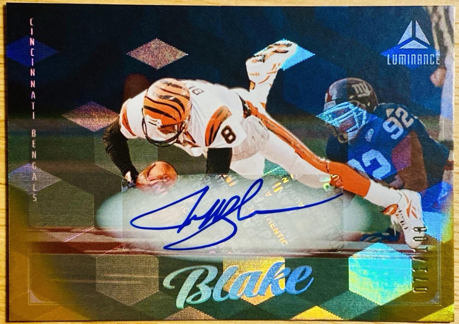 Jeff Blake [Gold Autograph] #93