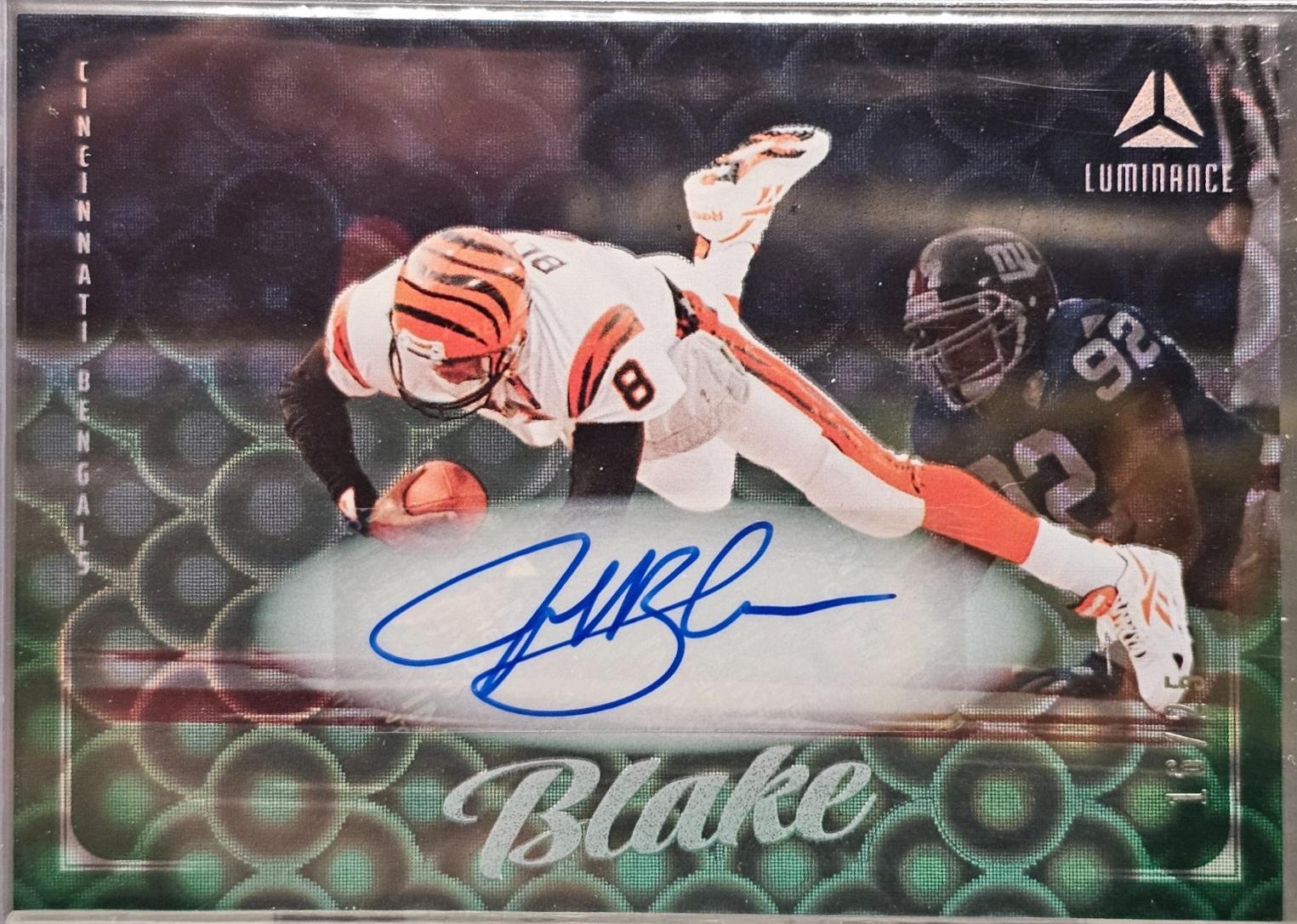 Jeff Blake [Green Autograph] #93