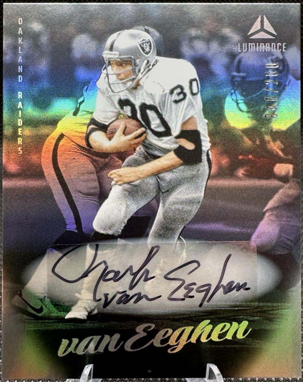 Mark van Eeghen [Autograph] #29